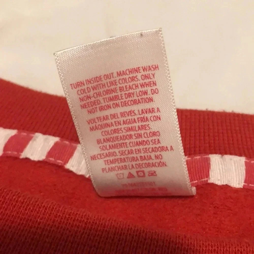 Red Noel Christmas Sweatshirt Women's Size Large 12/14 - Picture 6 of 8